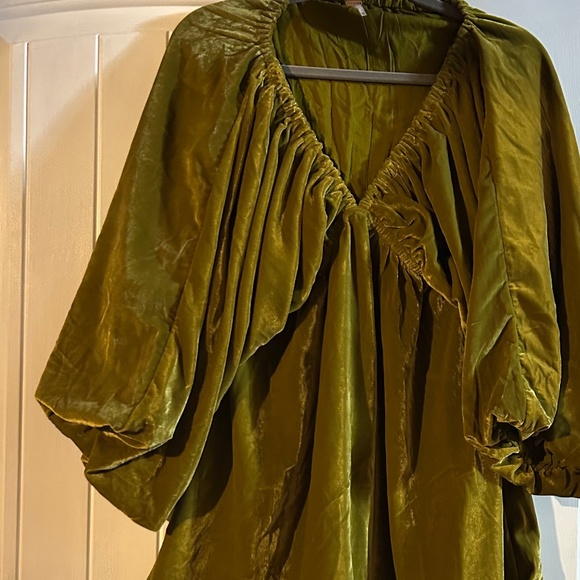 Free People Dresses & Skirts - Prom 43 NWOT Free People Boho Velvet Mini Dress Small